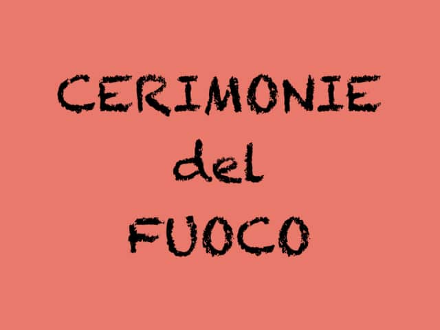 Cerimonia del fuoco